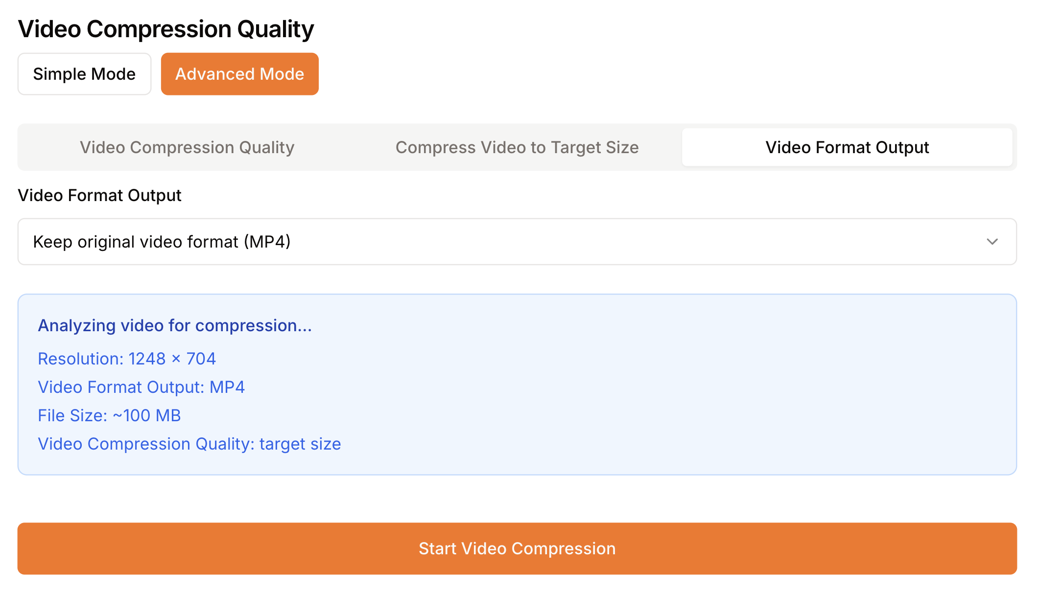 Video Compression Feature 1